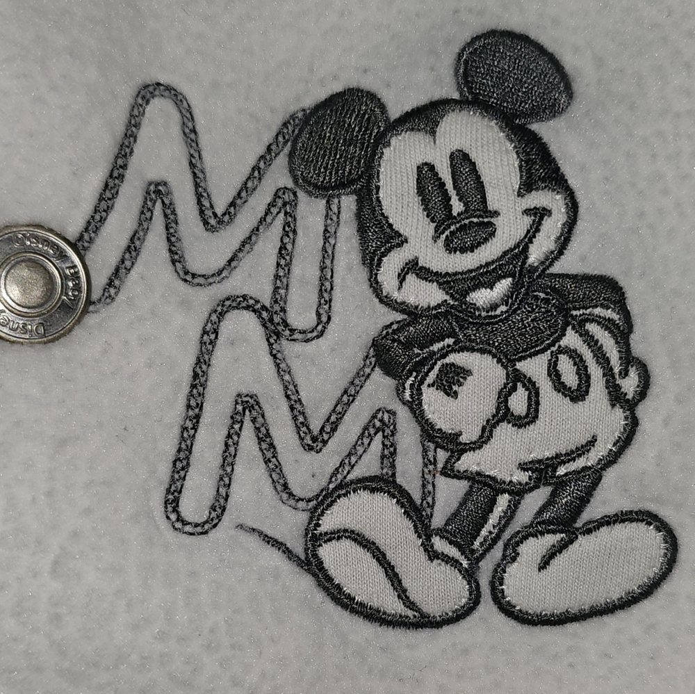 Disney Baby Mickey Mouse Bomber Jacket Sherpa Varsity Sz 12-18M - Picture 7 of 12